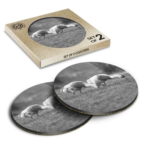 Boxed round coasters - round,