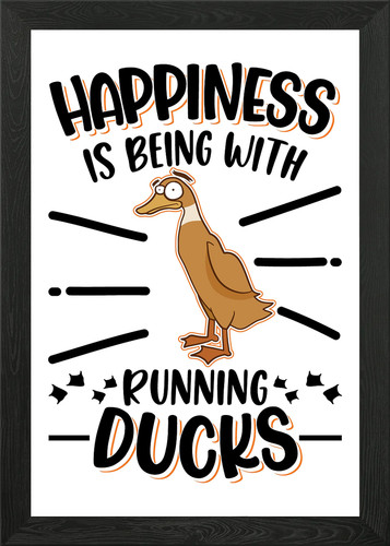 Indian runner duck framed wall - indian,