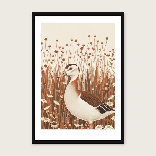 Indian runner duck animal wall - runner,