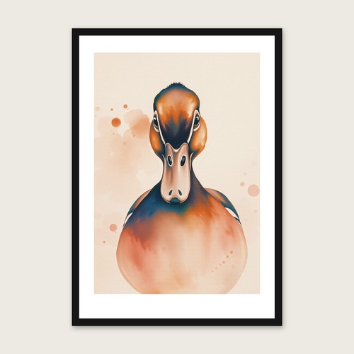 Indian runner duck animal wall - indian,
